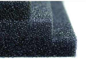 Black Foam Sponge 1"x9.5"x11" for Aquariums and Pond Filters
