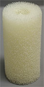 Black Pre-filter Sponge Cylinder  Lg 2.75" x 5"