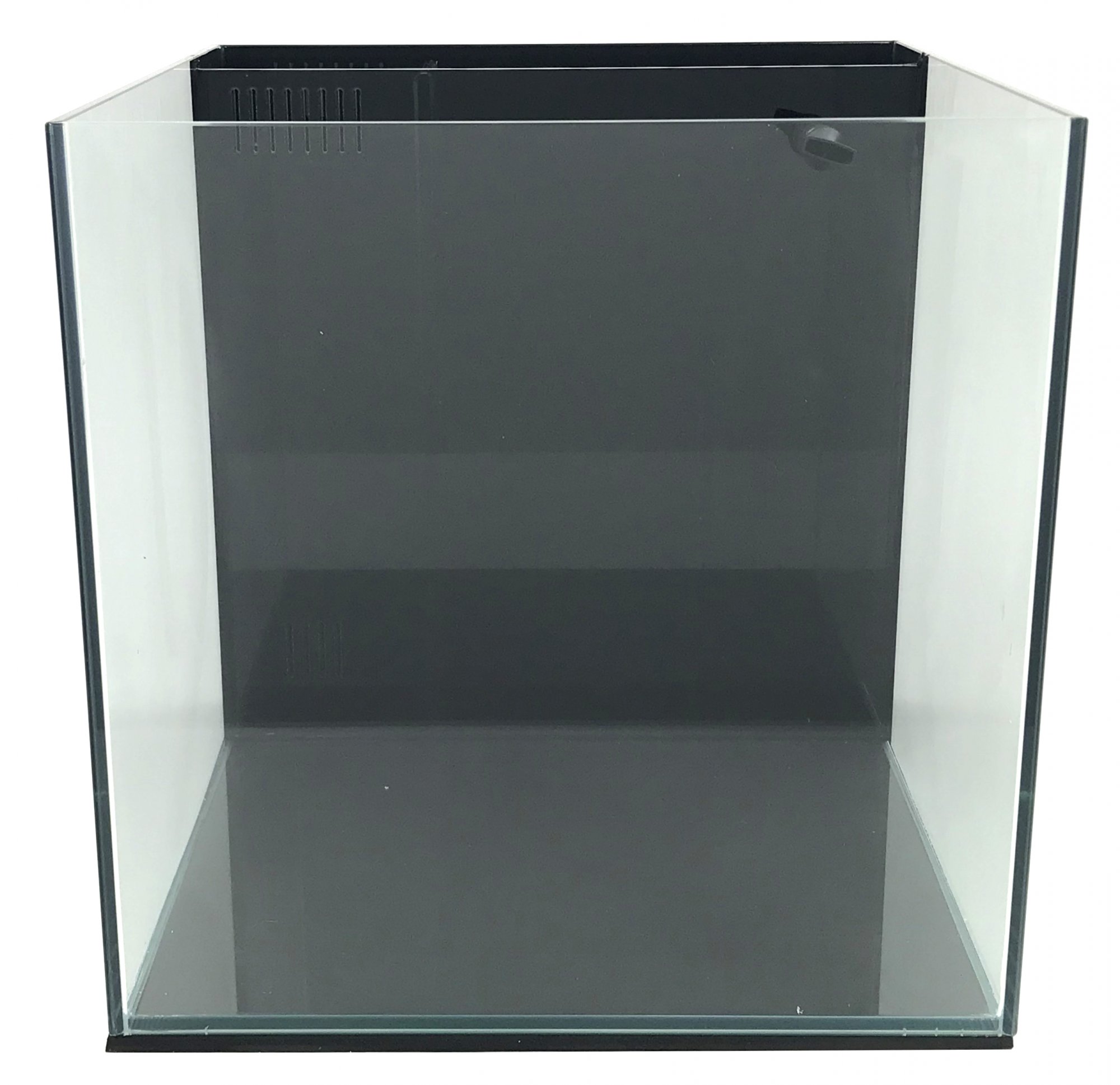 Pure 45 Degree 7.13 Gal. (LI) Ultra Clear Back Filter Aquarium 11.8" x 11.8" x 11.8" with Mat