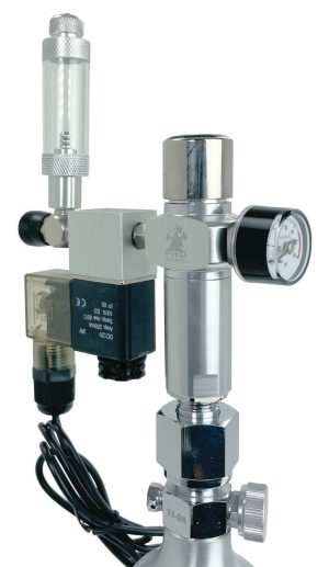 Hydra Aquatics Compact Pro CO2 Regulator Dual Stage with Solenoid Valve
