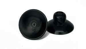 Airline Suction Cups - For airline tubing - Black - 2 pack (1.0625" size)